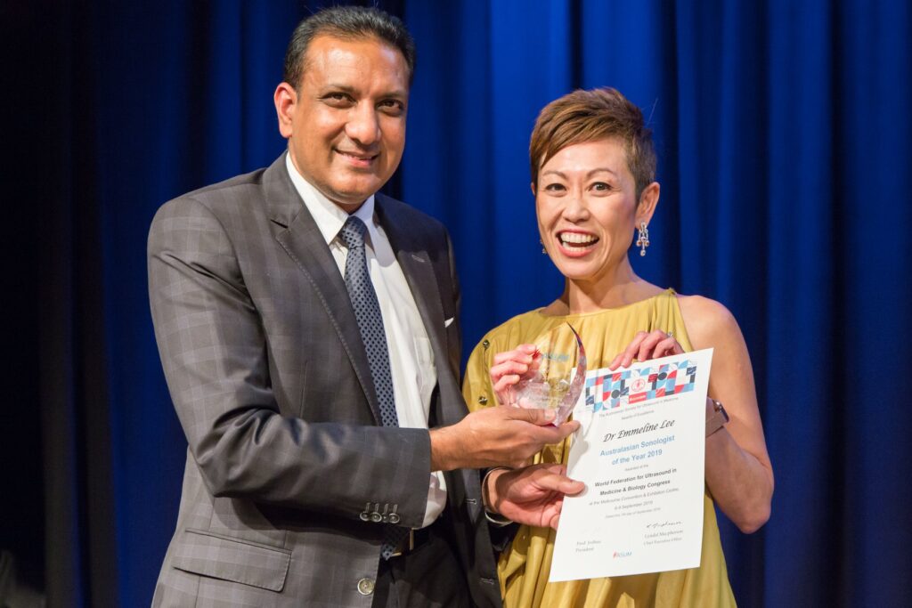 Emmeline Lee receives Australasian Sonologist of the Year 2019